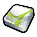 Adobe Acrobat 3D Icon icon